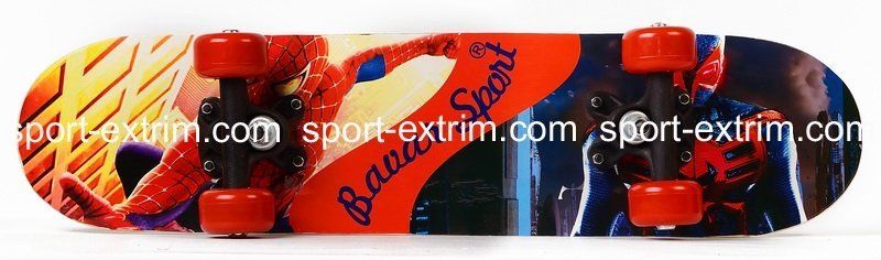 Дитячий скейтборд Spiderman, кольоровий