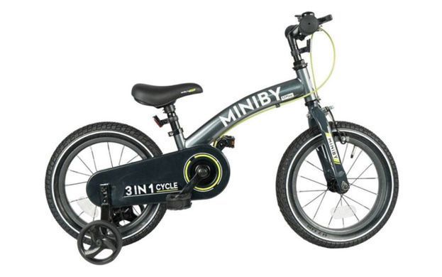 Велосипед 3in1 Maraton MINIBY Grey