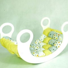Дитяче ліжечко-гойдалка з матрацом