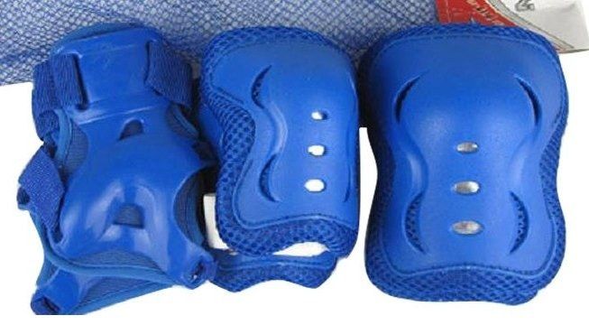Комплект: Ролики Safe sport Blue р.29-33, 34-37, 38-41 + Захист + шолом