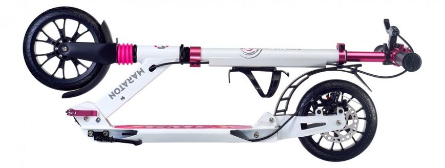 Самокат Maraton GMC White-Fiolet (Дискові гальма)