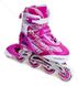 Комплект: Ролики Maraton Soft Pink + захист Fire Pink + шолом регульований. р.25-29,30-33,34-37,38-41