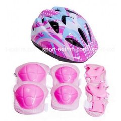 Захист + шолом Pink-blue, Pink
