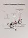 Велосипед трансформер 6in1 Strider pink